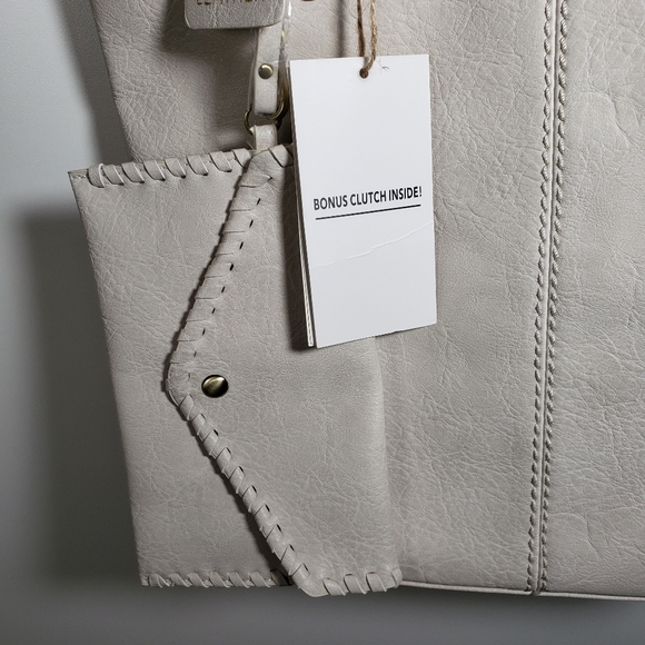 Vegan Leather Antik Kraft Handbag - Picture 7 of 8